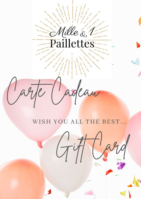 Carte cadeau Mille & 1 Paillettes par Shopify